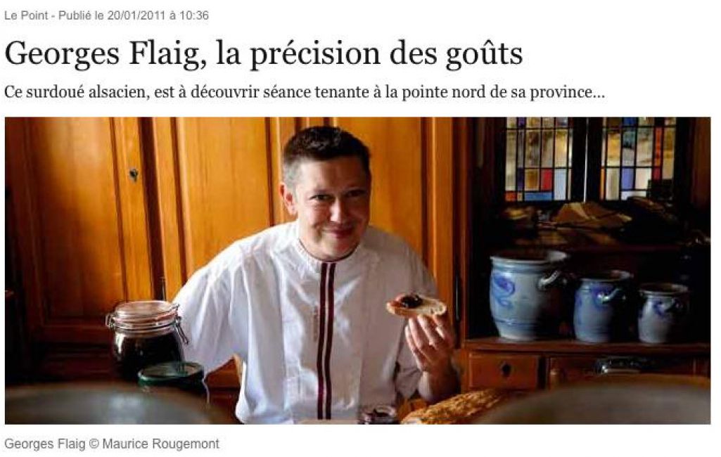 Georges FLAIG, la prÃ©cision des goÃ»ts