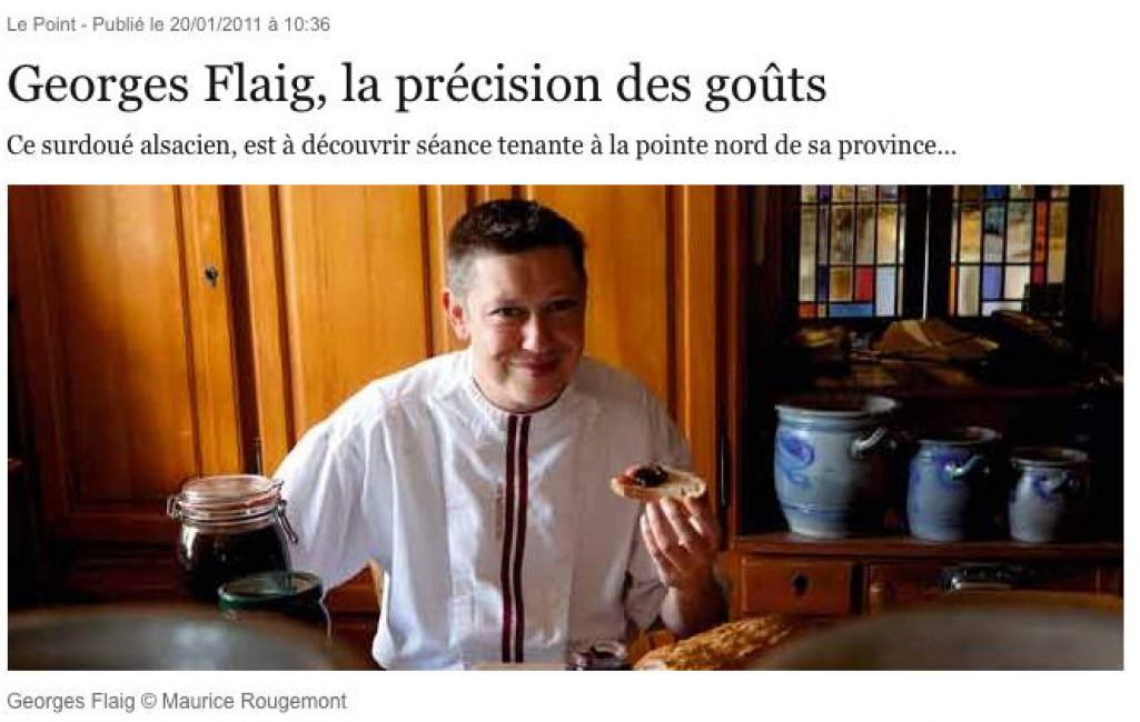 Georges FLAIG, la précision des goûts