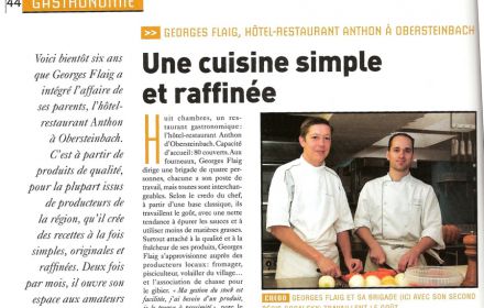 Une cuisine simple et raffinÃ©e